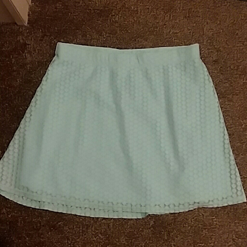 Teal skirt